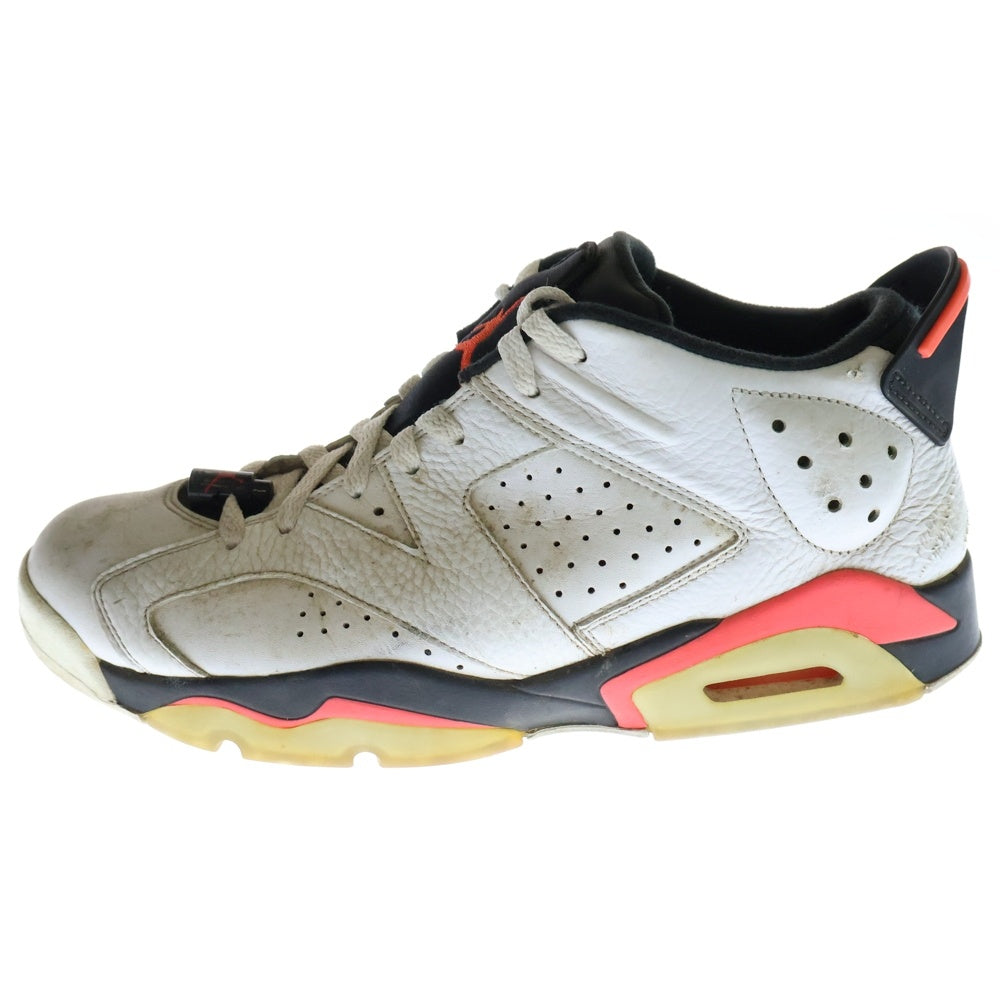 NIKE(ナイキ) 【観賞用 2015年製】 AIR JORDAN 6 RETRO LOW エアジョーダン ローカットスニーカー ホワイト/レッド US10/28cm 304401-123