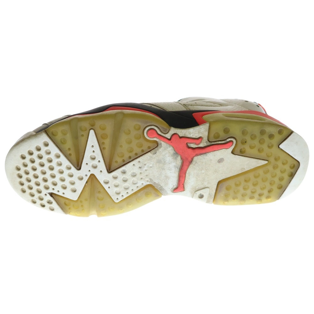 NIKE(ナイキ) 【観賞用 2015年製】 AIR JORDAN 6 RETRO LOW エアジョーダン ローカットスニーカー ホワイト/レッド US10/28cm 304401-123