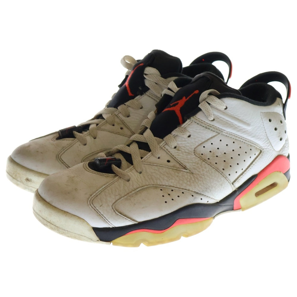 NIKE(ナイキ) 【観賞用 2015年製】 AIR JORDAN 6 RETRO LOW エアジョーダン ローカットスニーカー ホワイト/レッド US10/28cm 304401-123