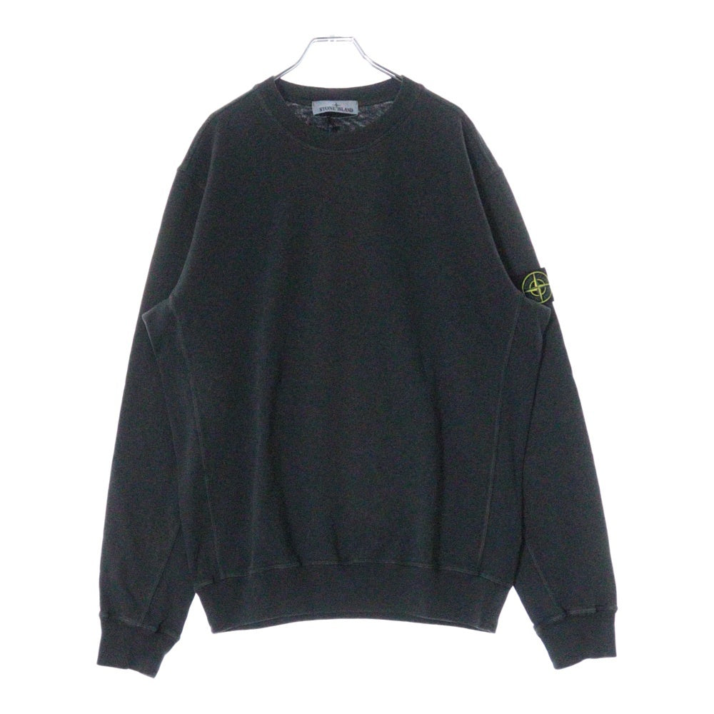STONE ISLAND(ストーンアイランド) Crewneck Sweatshirt ワッペン付き クルーネックスウェットトレーナー チャコールグレー K1S156100020