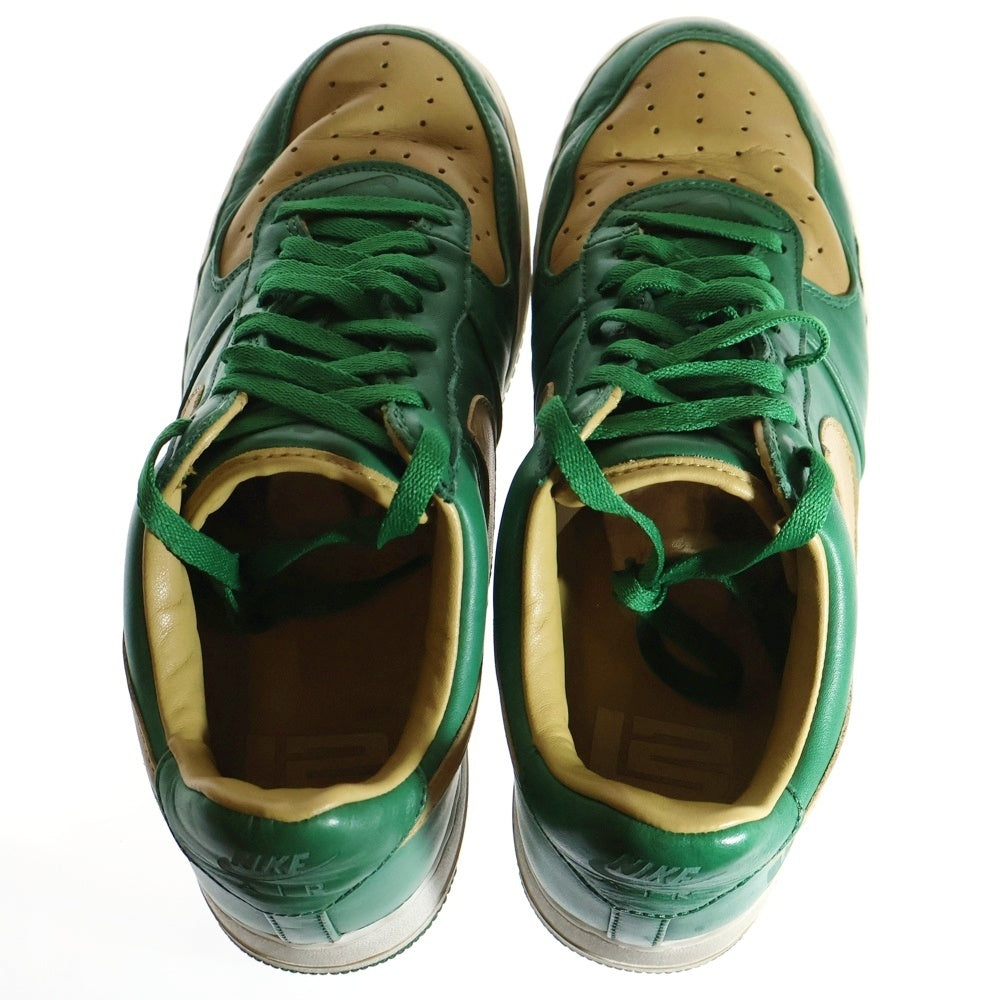NIKE(ナイキ) 【観賞用 2004年製】 ×LEBRON JAMES AIR FORCE 1 LOW LTD レブロンジェームス エアフォース1 ローカットスニーカー グリーン US10/28cm 309063-371