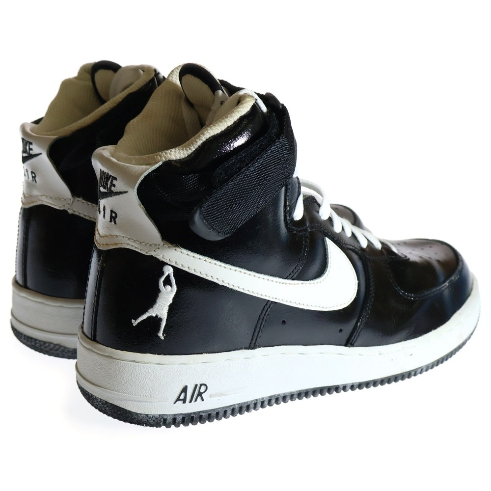NIKE(ナイキ) 【観賞用 2002年製】 AIR FORCE 1 SHEED エアフォース1 ラシード ウォーレス ハイカットスニーカー ブラック US10.5/28.5cm 302640-011