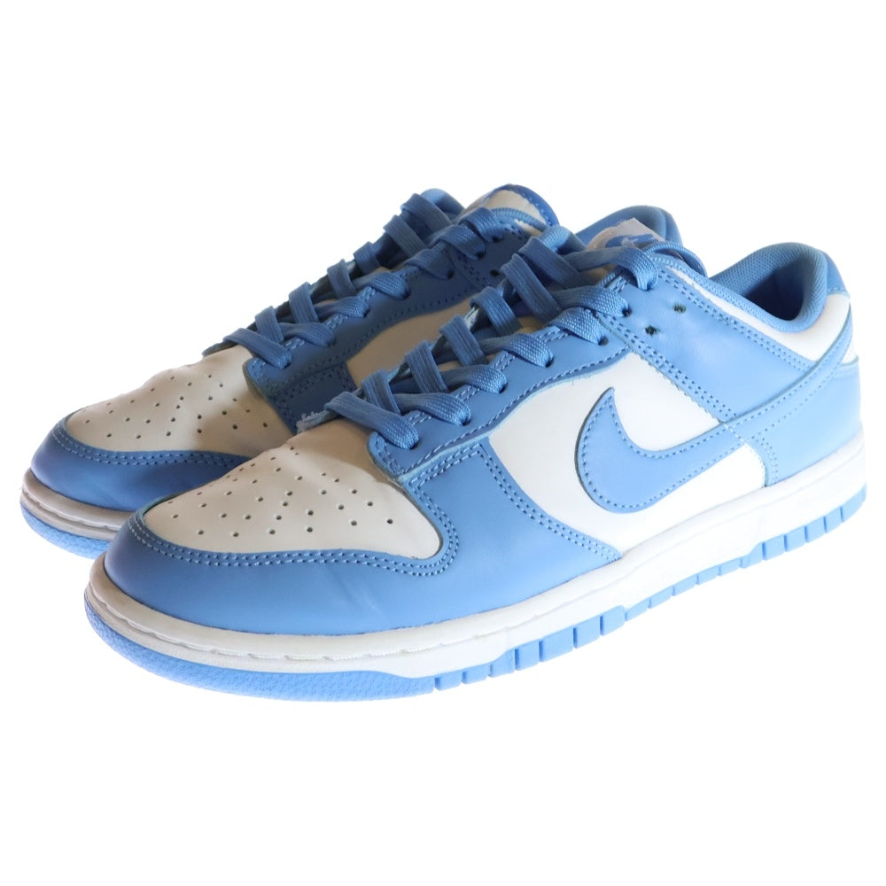 NIKE(ナイキ) DUNK LOW RETRO UNC UNIVERSITY BLUE ダンク レトロ ノースカロライナ ローカットスニーカー ホワイト/ブルー US8.5/26.5cm DD1391-102