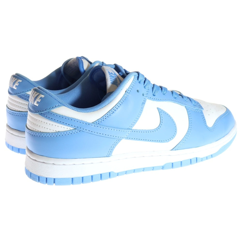 NIKE(ナイキ) DUNK LOW RETRO UNC UNIVERSITY BLUE ダンク レトロ ノースカロライナ ローカットスニーカー ホワイト/ブルー US8.5/26.5cm DD1391-102
