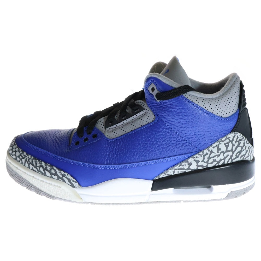 NIKE(ナイキ) AIR JORDAN 3 VARSITY ROYAL エアジョーダン3 バーシティロイヤル ローカットスニーカー ブルー US8.5/26.5cm CT8532-400