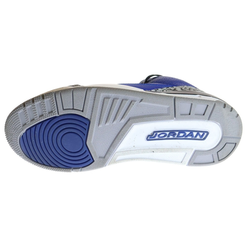 NIKE(ナイキ) AIR JORDAN 3 VARSITY ROYAL エアジョーダン3 バーシティロイヤル ローカットスニーカー ブルー US8.5/26.5cm CT8532-400