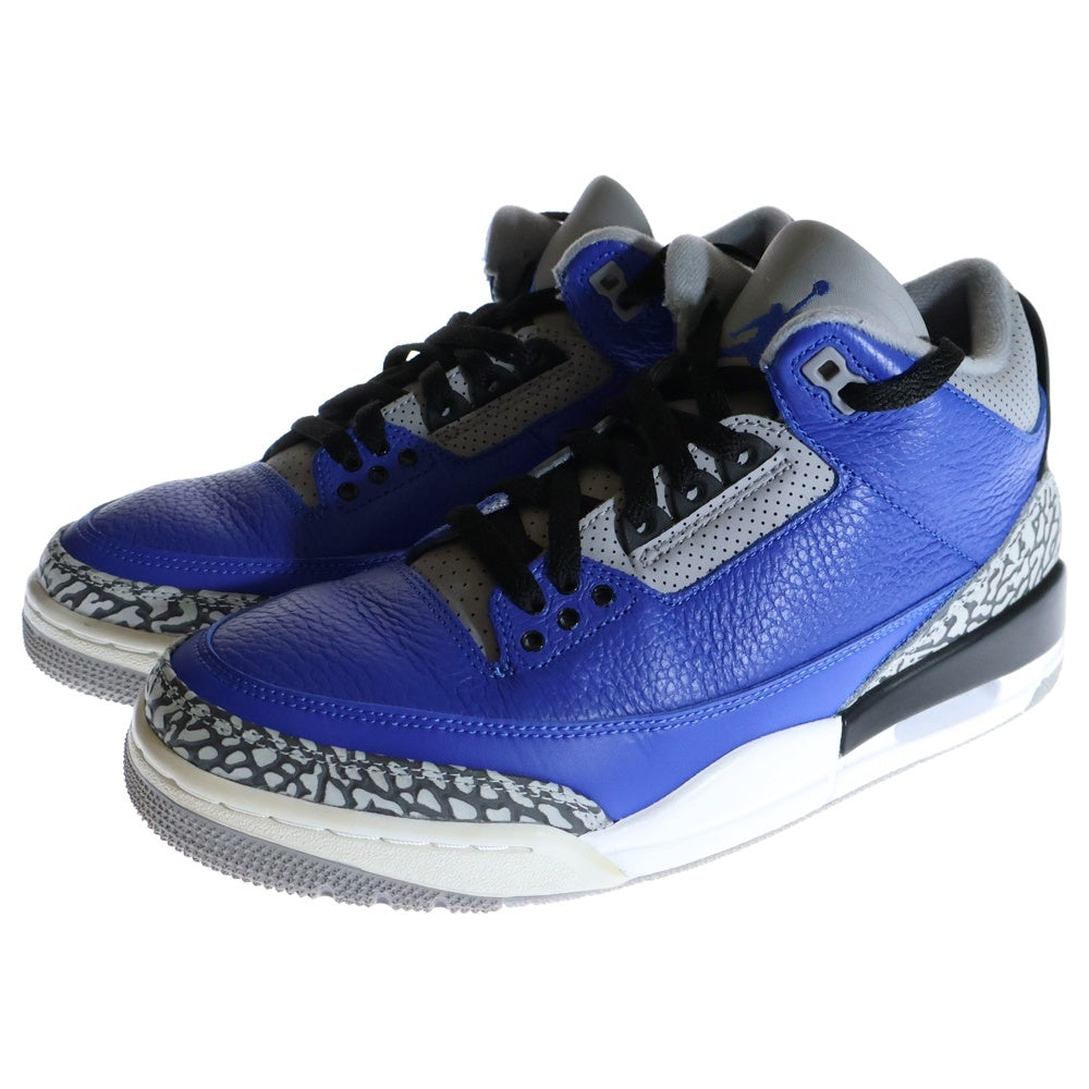 NIKE(ナイキ) AIR JORDAN 3 VARSITY ROYAL エアジョーダン3 バーシティロイヤル ローカットスニーカー ブルー US8.5/26.5cm CT8532-400