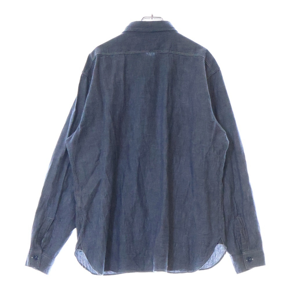 Buzz Rickson's(バズリクソンズ) CHAMBRAY WORK SHIRT シャンブレーワーク 長袖シャツ ブルー BR25995