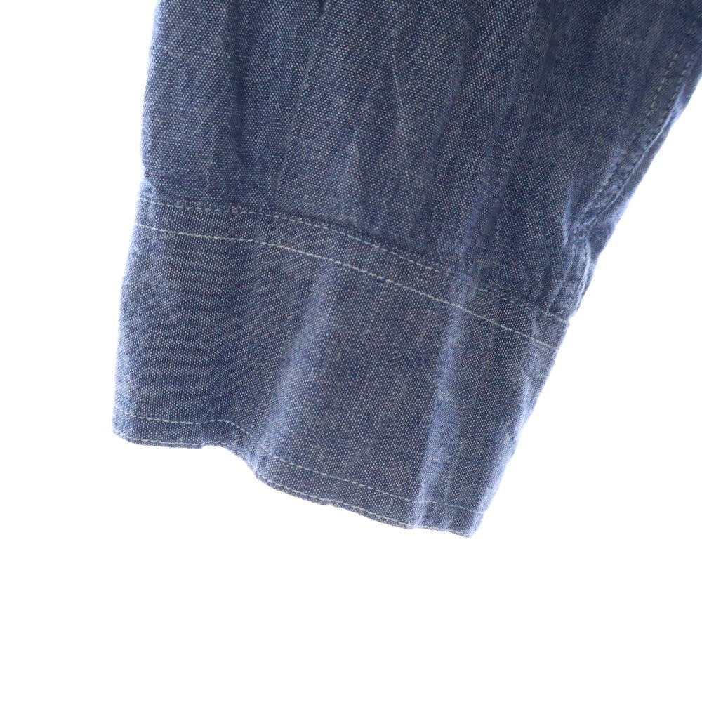 Buzz Rickson's(バズリクソンズ) CHAMBRAY WORK SHIRT シャンブレーワーク 長袖シャツ ブルー BR25995