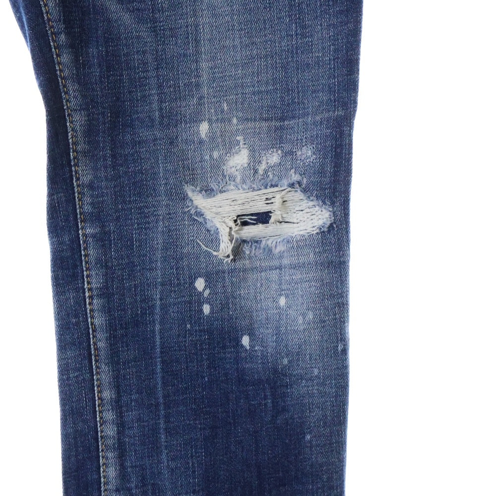 DSQUARED2(ディースクエアード) SUPER TWINKY JEAN スーパー スキニー デニムパンツ インディゴブルー S74LB1327 S30872