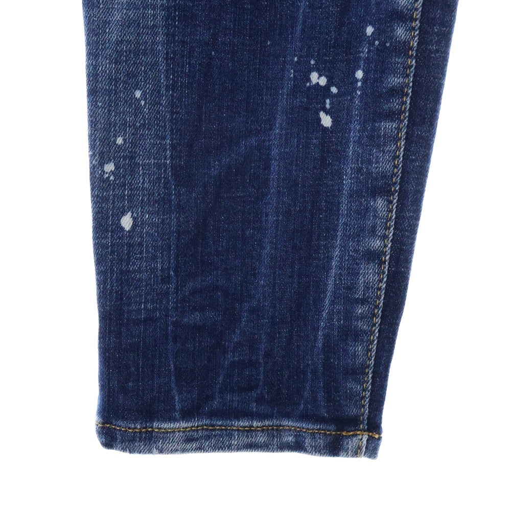 DSQUARED2(ディースクエアード) SUPER TWINKY JEAN スーパー スキニー デニムパンツ インディゴブルー S74LB1327 S30872