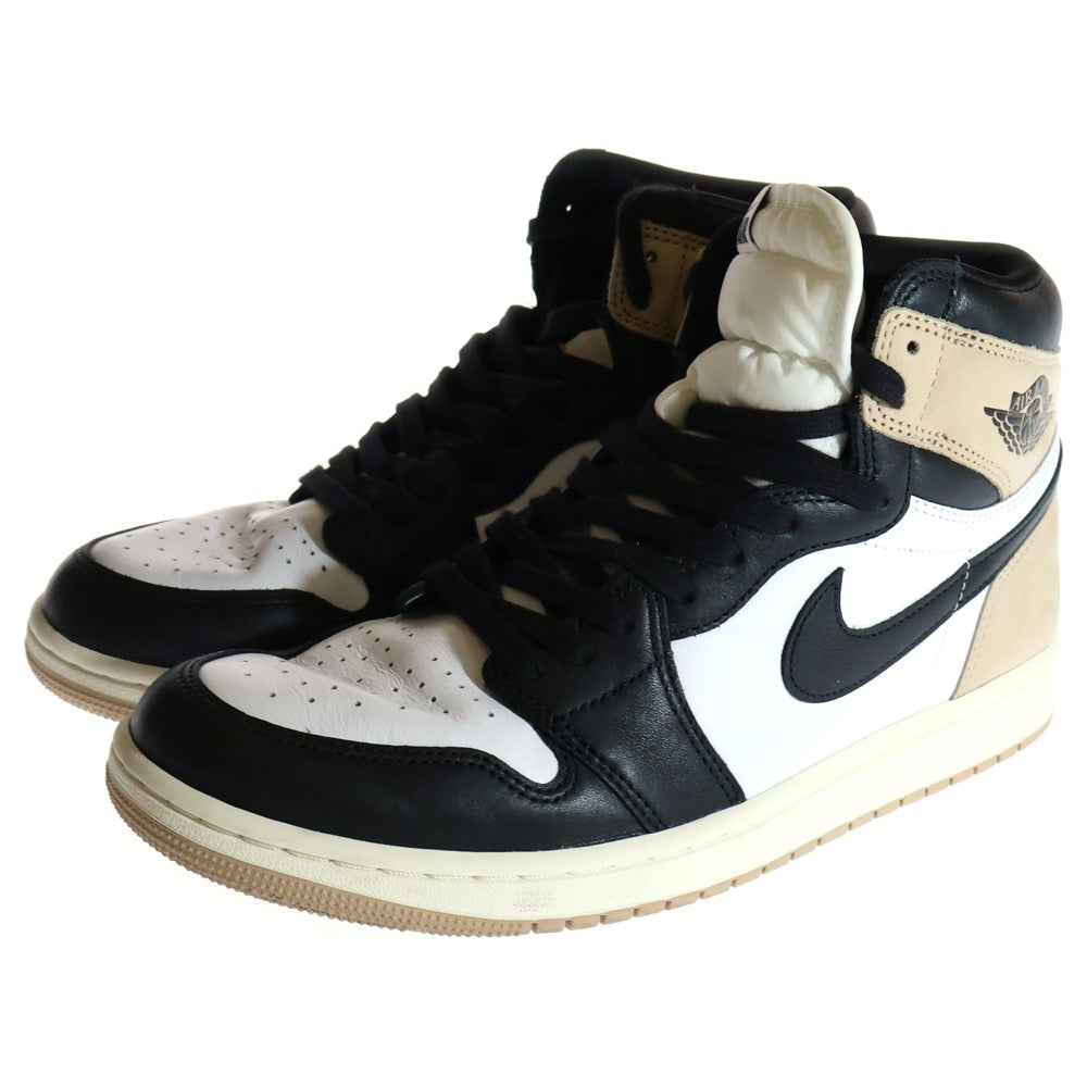 NIKE(ナイキ) WMNS AIR JORDAN 1 RETRO HIGH OG Latte ウィメンズ エアジョーダン1 ラテ ハイカットスニーカー ホワイト/ベージュ US11/28cm FD2596-021