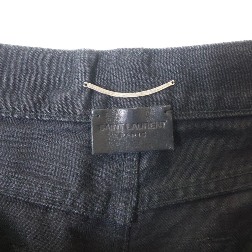 SAINT LAURENT PARIS(サンローランパリ) High Waist Black Denim Pants ハイウエスト ブラックデニムパンツ ジーンズ 730605 Y954S