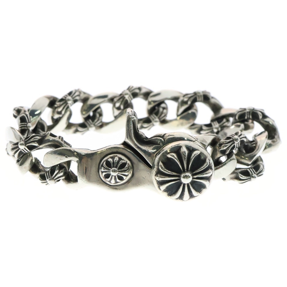CHROME HEARTS(クロムハーツ) FNCY CHN LNK ファンシーリンククリップブレスレット 13リンク シルバー BCA145