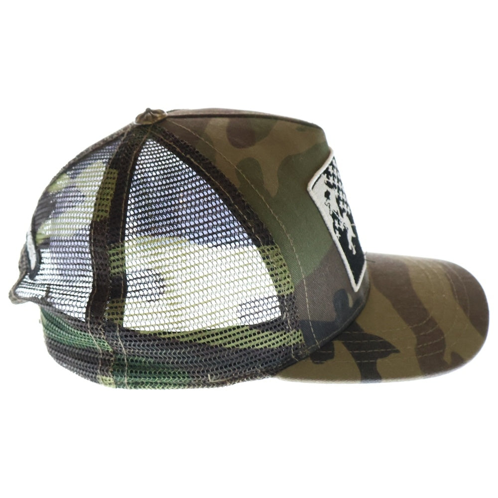 CHROME HEARTS(クロムハーツ) THE HEROES PROJECT CAMO TRUCKER CAP パッチ カモフラ トラッカーキャップ 帽子 カーキ