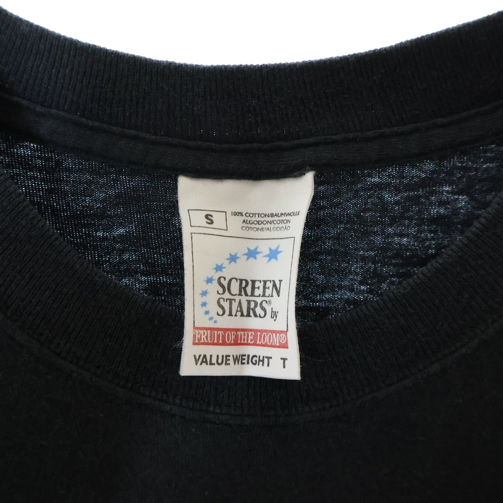 VINTAGE(ヴィンテージ) 00S VINTAGE 2001 ARCH ENEMY RAVENOUS ヴィンテージ アーチエネミー ラビナス 両面プリント クルーネック長袖Tシャツ カットソー ブラック