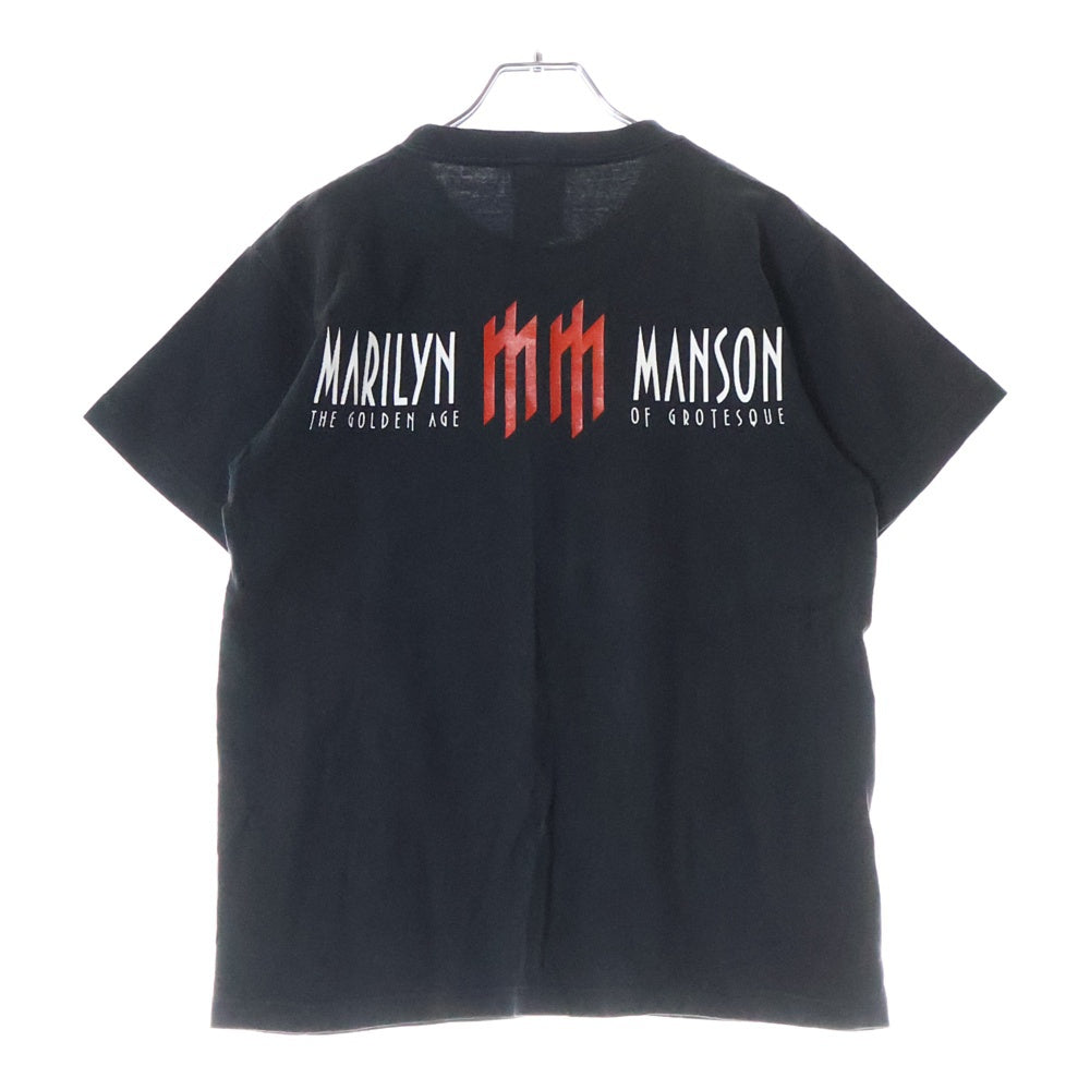 VINTAGE(ヴィンテージ) 00S VINTAGE MARILYN MANSON THE GOLEN AGE OF GROTESQUE SHOOT ヴィンテージ マリリン マンソン ザ ゴールデン エイジ オブ グロテスク シュート 半袖Tシャツ