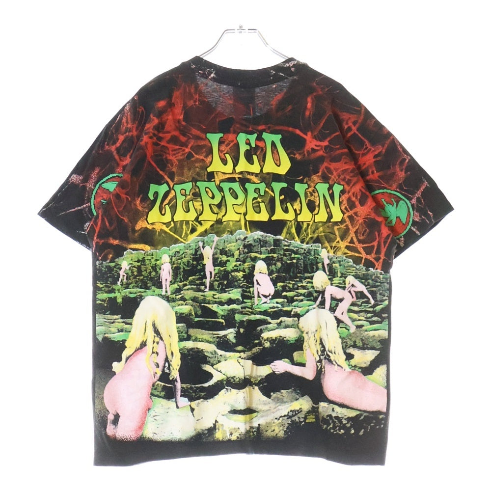 VINTAGE(ヴィンテージ) 90S VINTAGE LED ZEPPELIN HOUSES OF THE HOLY OVP ヴィンテージ レッド ツェッペリン 聖なる館 両面プリント クルーネック 半袖Tシャツ カットソー