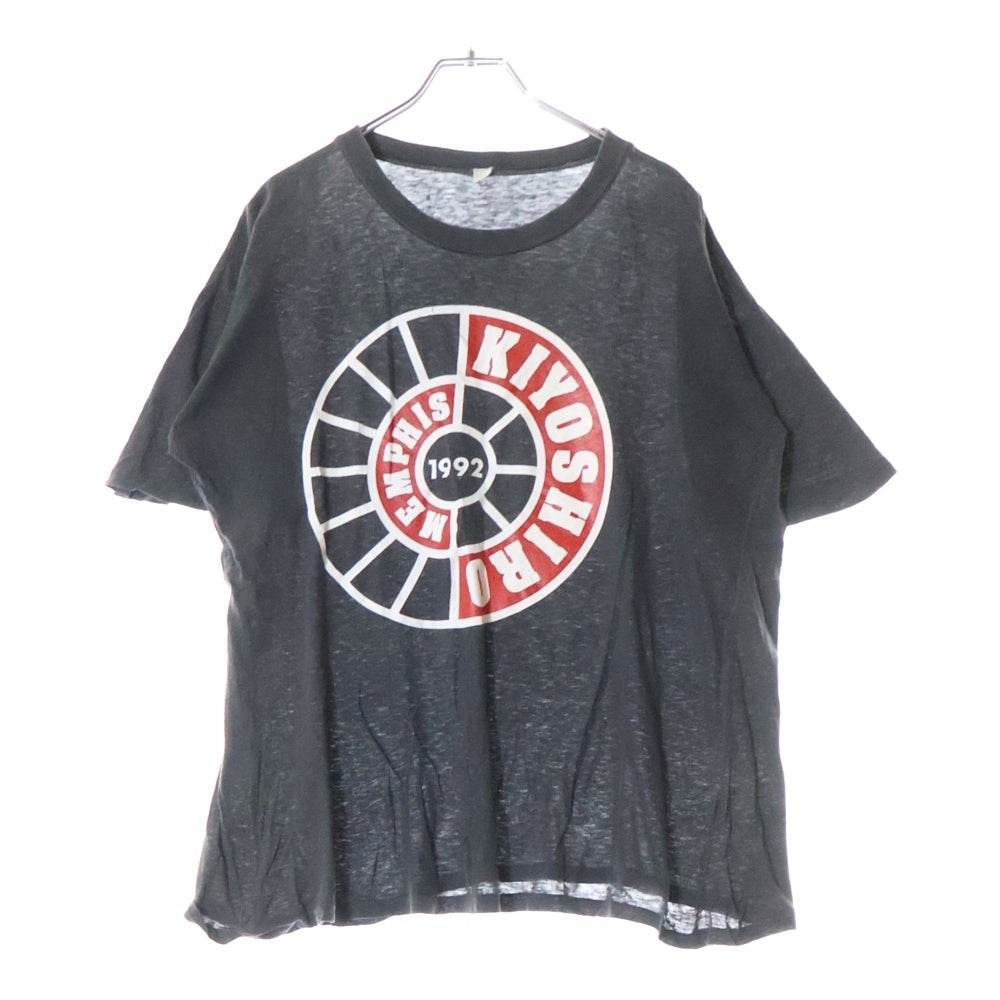 VINTAGE(ヴィンテージ) 90S VINTAGE Memphis ヴィンテージ メンフィス 忌野清志郎 クルーネック半袖Tシャツ カットソー チャコールグレー