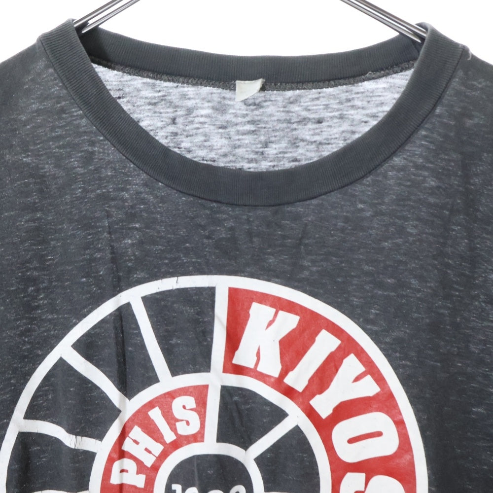 VINTAGE(ヴィンテージ) 90S VINTAGE Memphis ヴィンテージ メンフィス 忌野清志郎 クルーネック半袖Tシャツ カットソー チャコールグレー