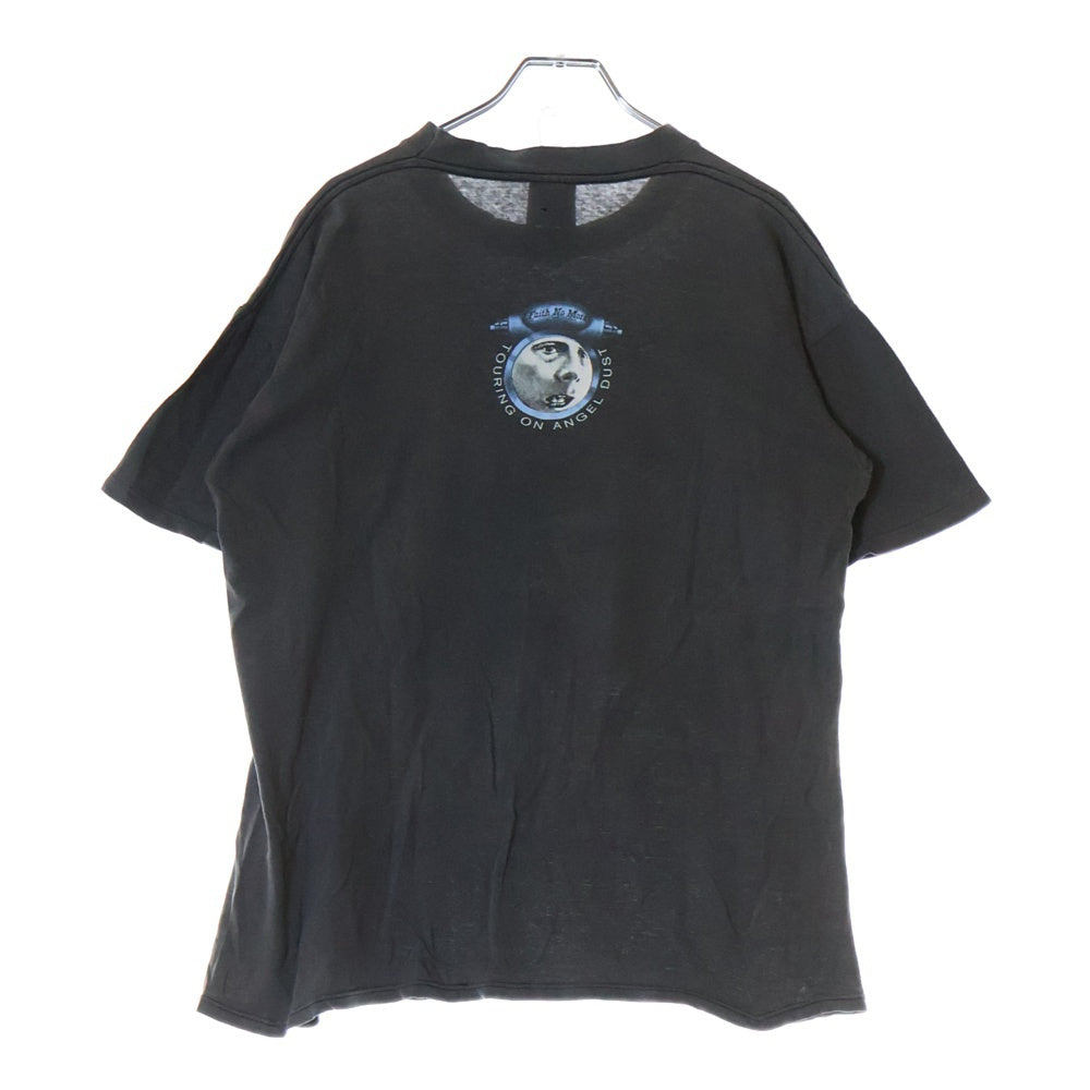 VINTAGE(ヴィンテージ) 90S VINTAGE FAITH NO MORE 1993 TOURING ON ANGEL DUST ヴィンテージ フェイスノーモア 両面プリント クルーネック半袖Tシャツ チャコールグレー