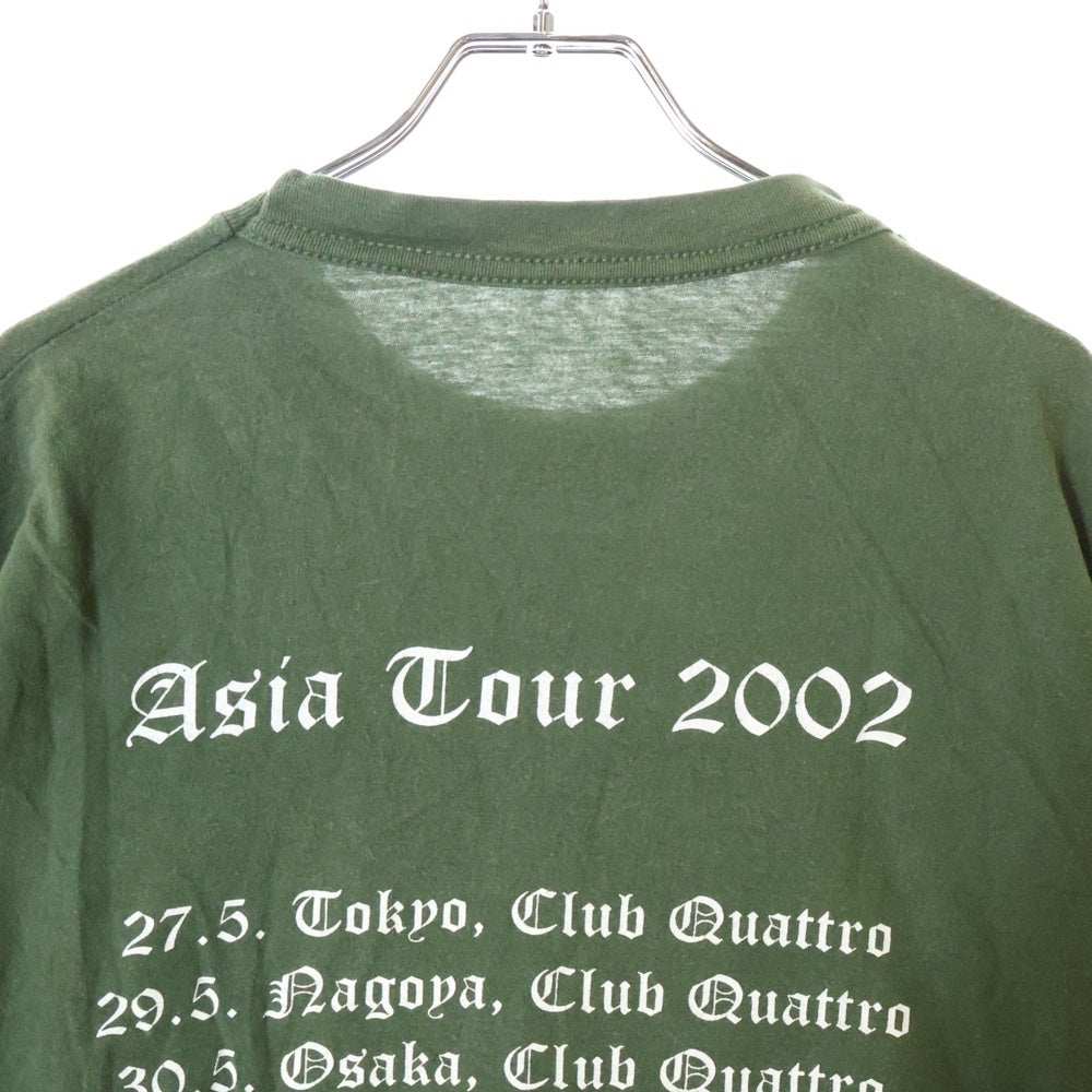VINTAGE(ヴィンテージ) 00S VINTAGE SODOM 2002 ヴィンテージ ソドム ツアー 両面プリント クルーネック半袖Tシャツ カットソー グリーン