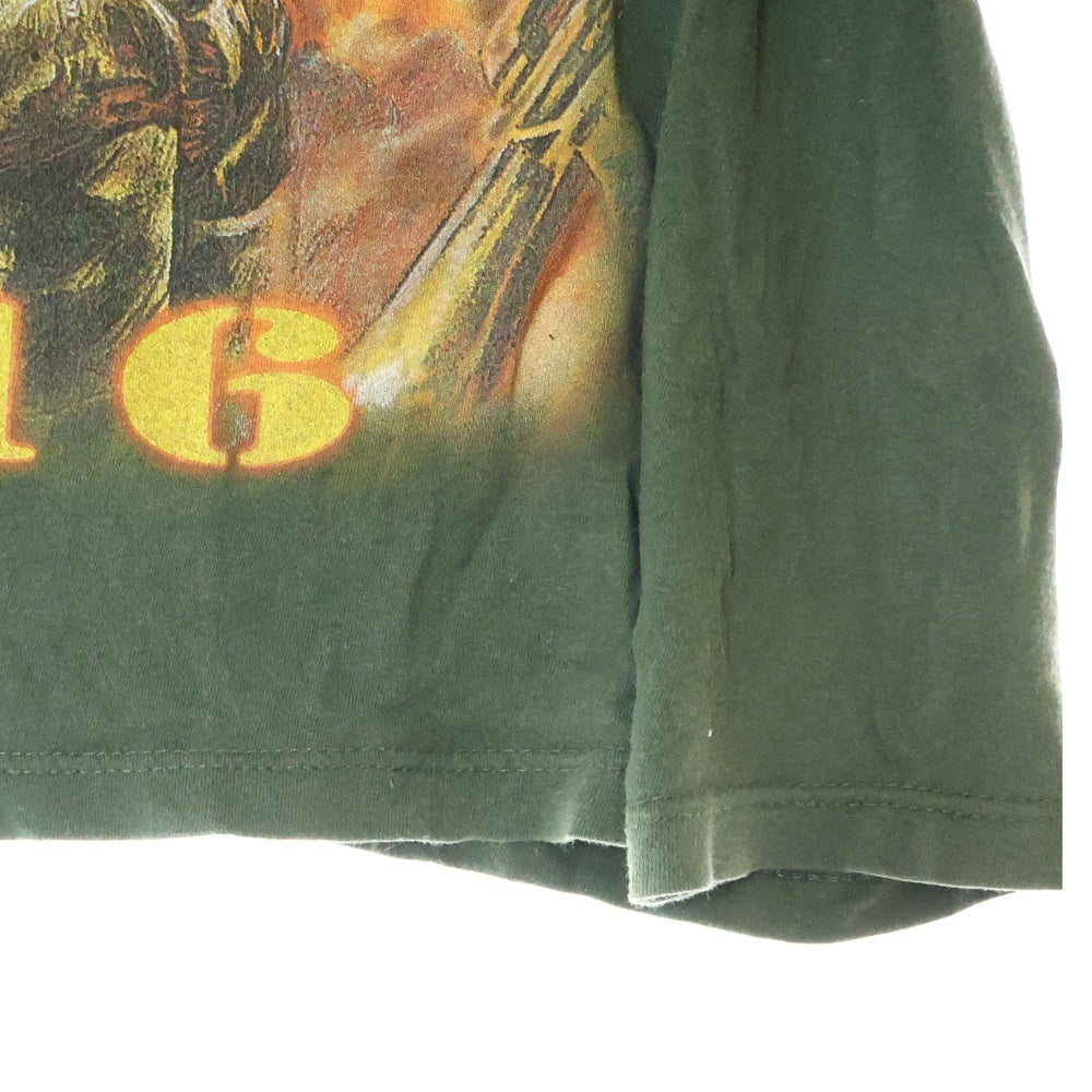 VINTAGE(ヴィンテージ) 00S VINTAGE SODOM 2002 ヴィンテージ ソドム ツアー 両面プリント クルーネック半袖Tシャツ カットソー グリーン
