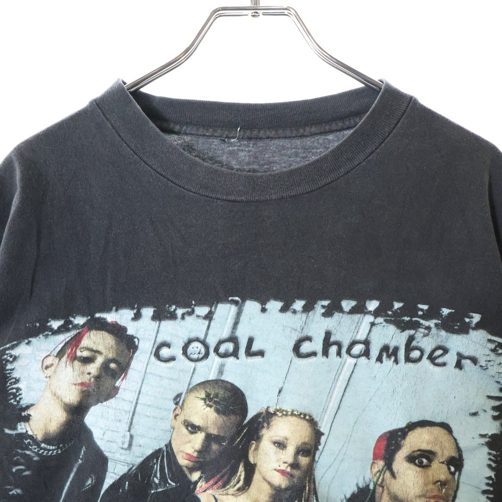 VINTAGE(ヴィンテージ) 90S VINTAGE COOL CHAMBER 1998 ヴィンテージ コール チェンバー 両面プリント クルーネック半袖Tシャツ カットソー チャコールグレー