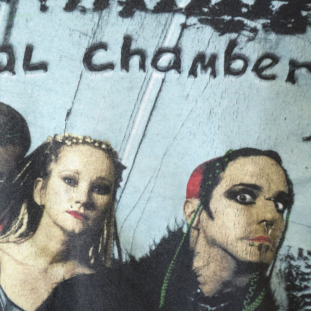 VINTAGE(ヴィンテージ) 90S VINTAGE COOL CHAMBER 1998 ヴィンテージ コール チェンバー 両面プリント クルーネック半袖Tシャツ カットソー チャコールグレー