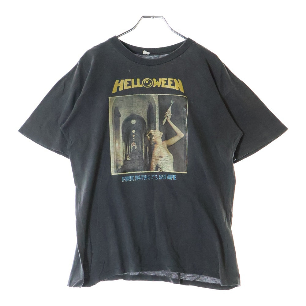 VINTAGE(ヴィンテージ) 90S VINTAGE HELLOWEEN PINK BUBBLES GO APE ヴィンテージ ハロウィン ピンク バブルズ ゴー エイプ 両面プリント クルーネック半袖Tシャツ