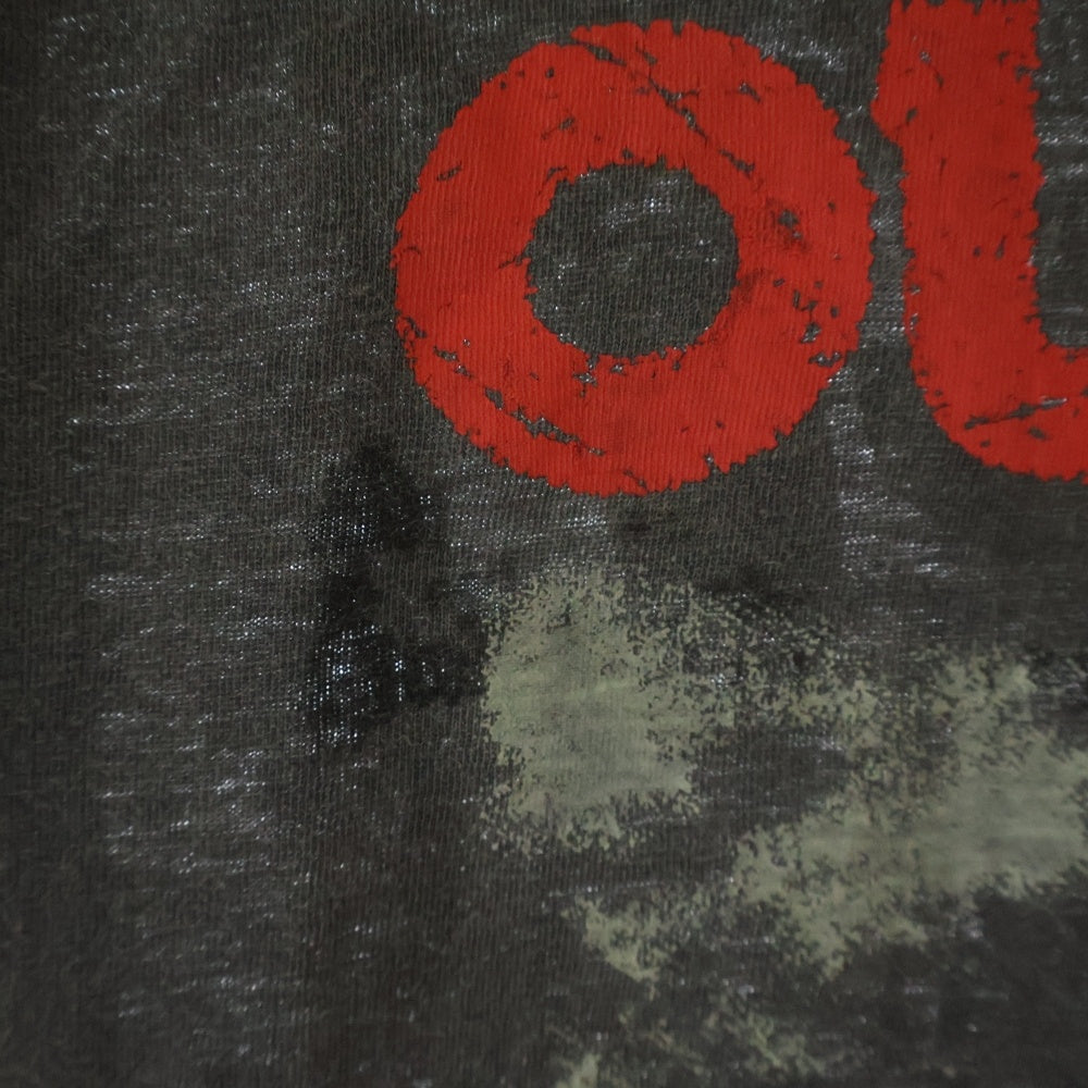 VINTAGE(ヴィンテージ) 90S VINTAGE OUTRAGE 1992 ヴィンテージ アウトレイジ 両面プリント クルーネック半袖Tシャツ カットソー グレー