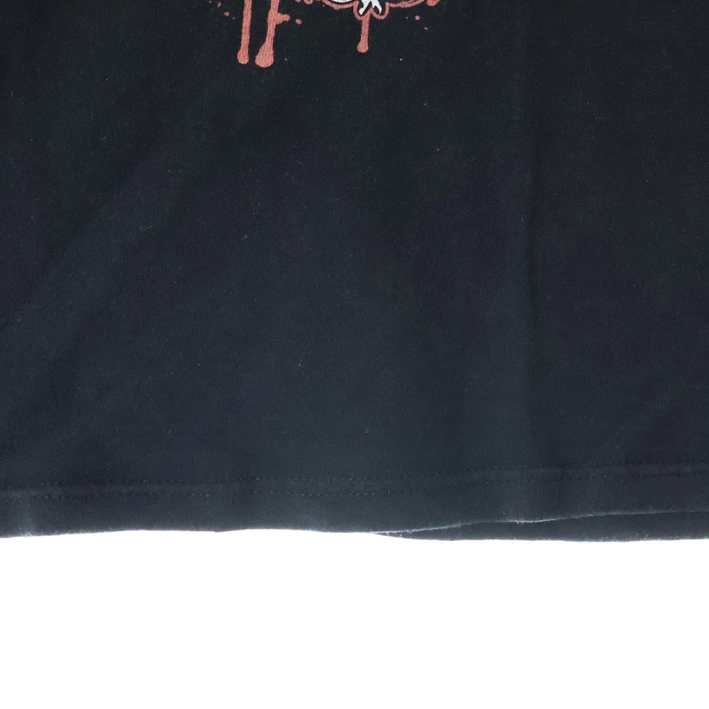 VINTAGE(ヴィンテージ) 00S VINTAGE 3 INCHES OF BLOOD ヴィンテージ スリー インチズ オブ ブラッド フロントプリント クルーネック半袖Tシャツ カットソー ブラック
