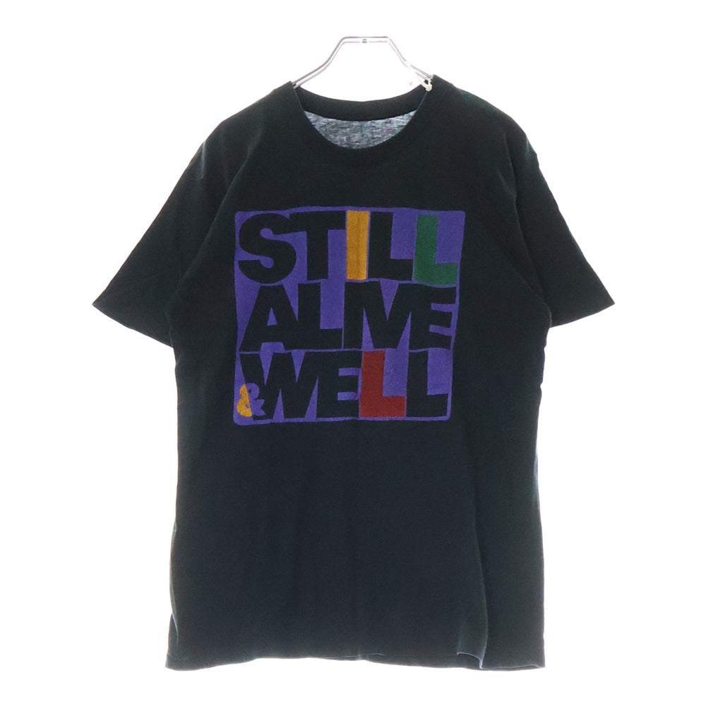 VINTAGE(ヴィンテージ) 90S VINTAGE THE NAKAIDO REICHI BAND 1990 TUOR ヴィンテージ 中井戸麗市 ツアー 両面プリント クルーネック半袖Tシャツ カットソー ブラック