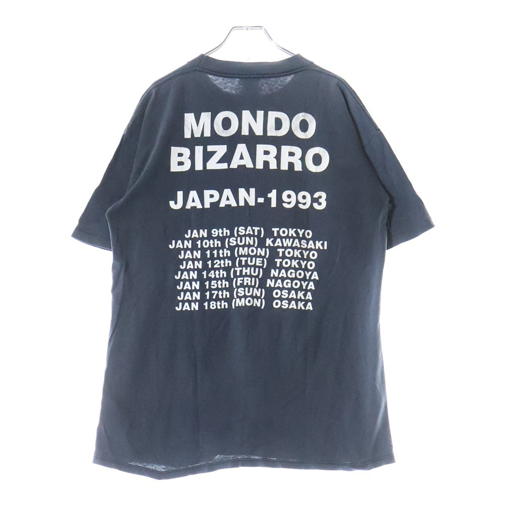 VINTAGE(ヴィンテージ) 90S VINTAGE RAMONES MONDO BIZARRO JAPAN 1993 ヴィンテージ ラモーンズ モンド ビザーロ 日本ツアー 両面プリント クルーネック半袖Tシャツ カットソー