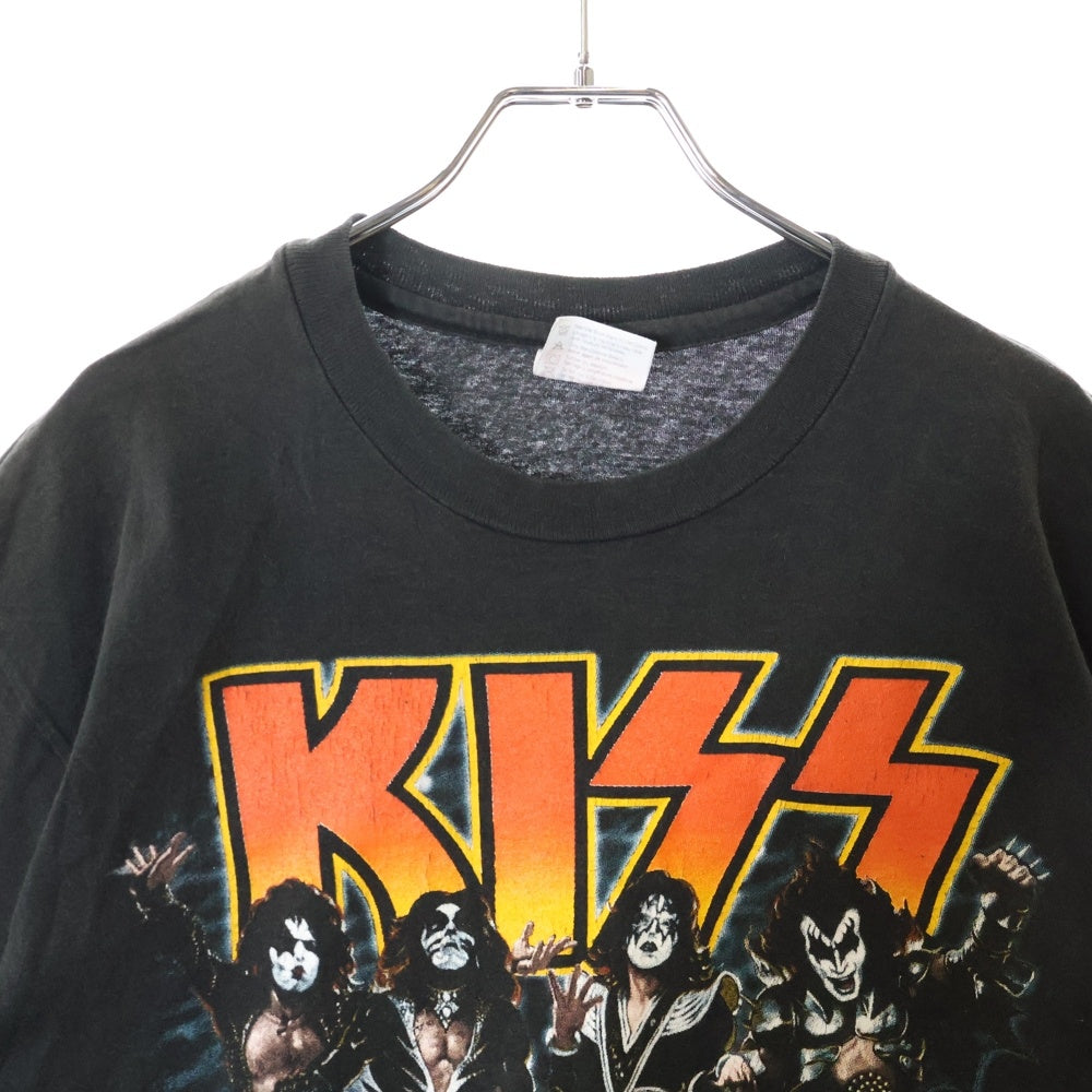 VINTAGE(ヴィンテージ) 90S VINTAGE KISS DESTROYER 1991 ヴィンテージ キス デストロイヤー 地獄の軍団 両面プリント クルーネック半袖Tシャツ カットソー ブラック