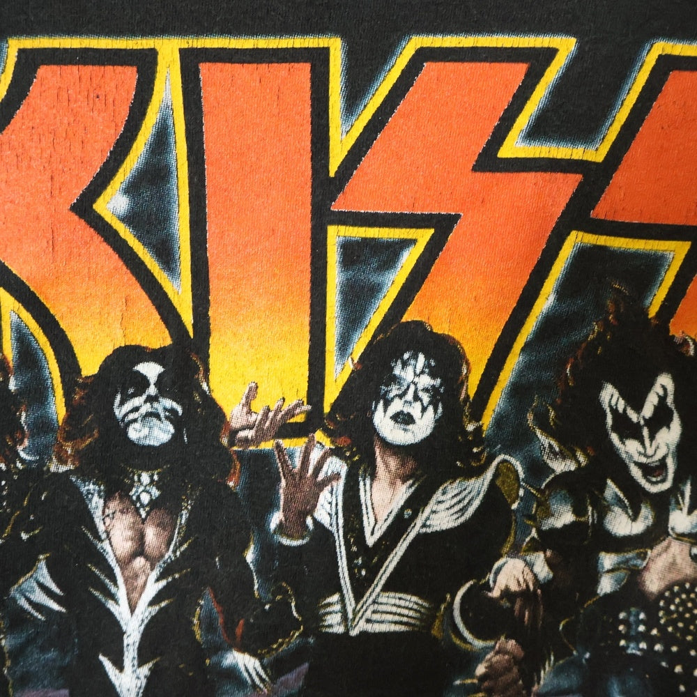 VINTAGE(ヴィンテージ) 90S VINTAGE KISS DESTROYER 1991 ヴィンテージ キス デストロイヤー 地獄の軍団 両面プリント クルーネック半袖Tシャツ カットソー ブラック