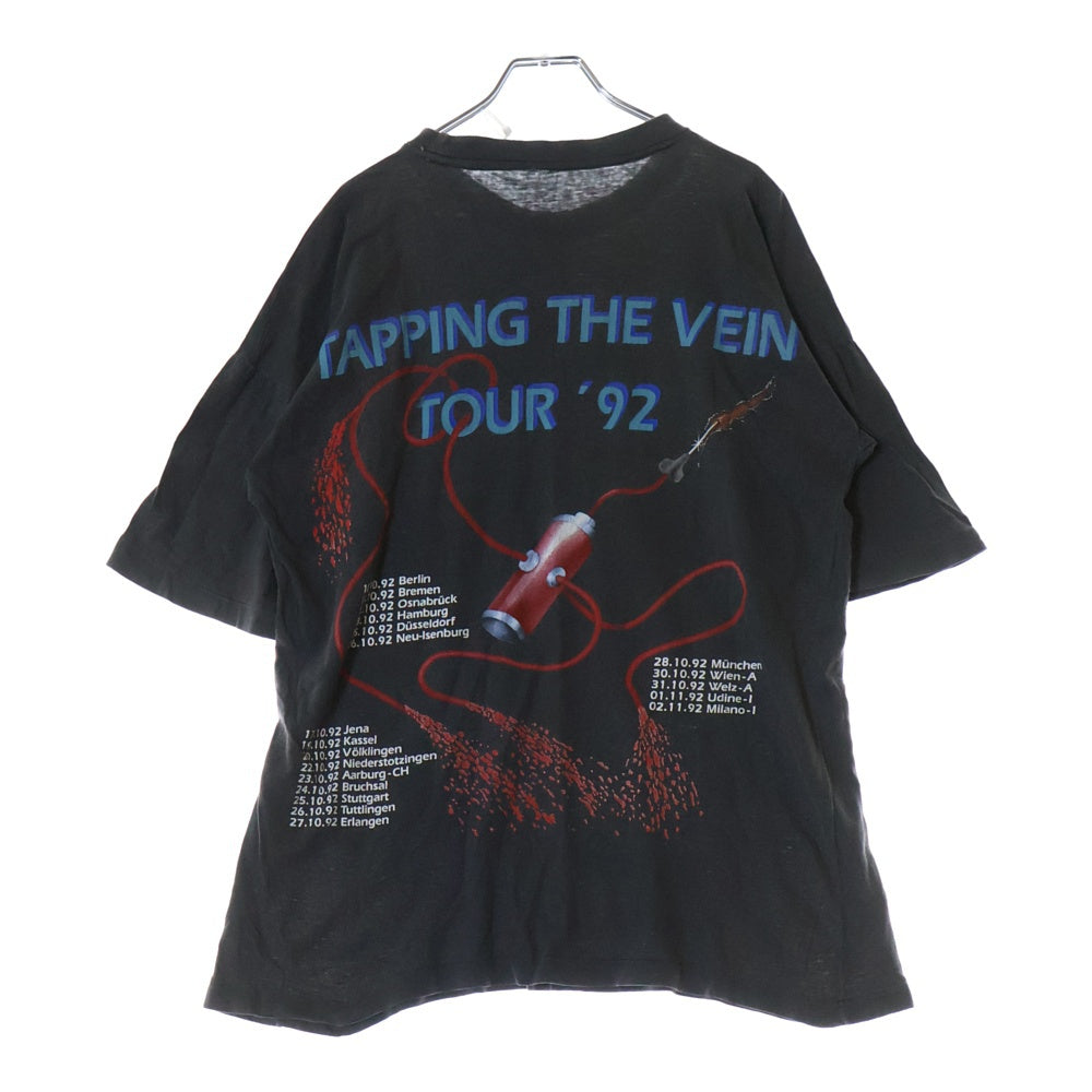 VINTAGE(ヴィンテージ) 90S VINTAGE SODOM TAPPING THE VEIN TOUR 1992 ヴィンテージ ソドム タッピング ヴェイン ツアー クルーネック半袖Tシャツ カットソー チャコールグレー