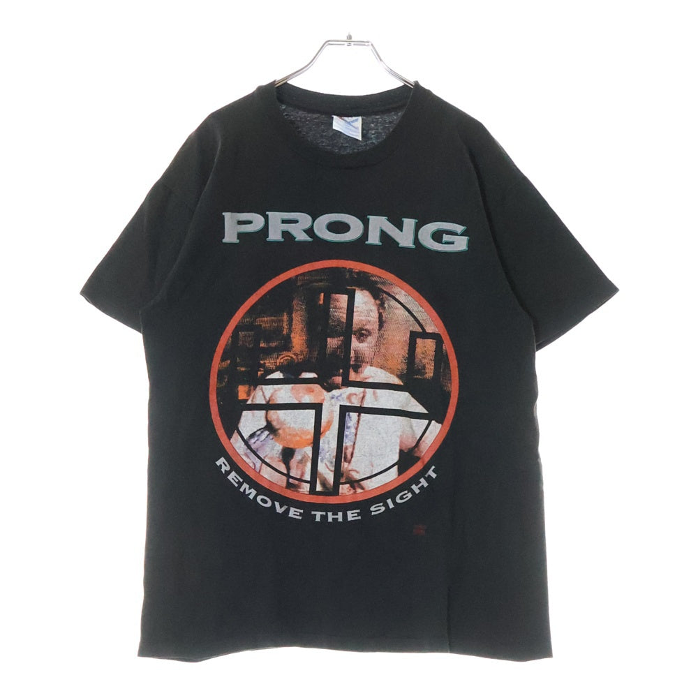 VINTAGE(ヴィンテージ) 90S VINTAGE PRONG REMOVE THE SIGHT 1994 ヴィンテージ プロング リムーブ ザ サイト ツアー 両面プリント クルーネック半袖Tシャツ カットソー ブラック
