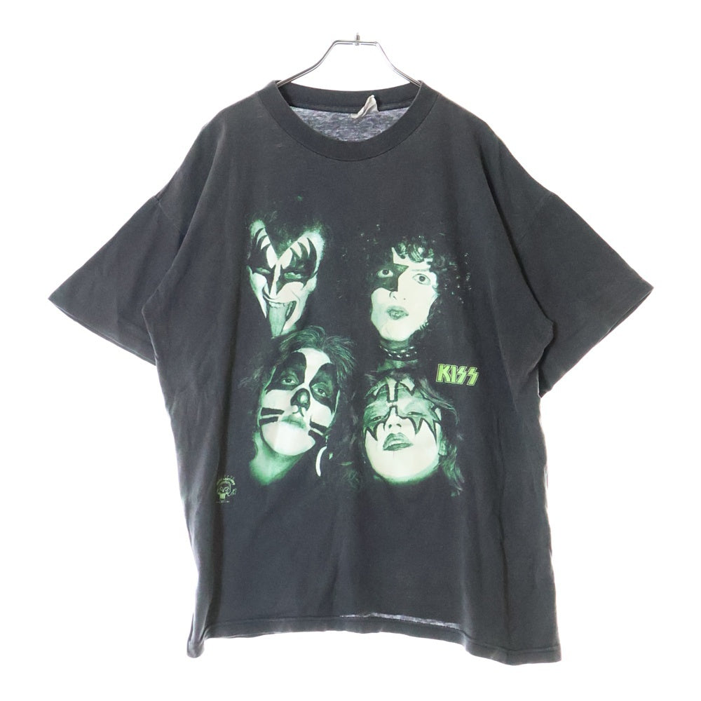 VINTAGE(ヴィンテージ) 90S VINTAGE KISS 1996 キス グローインザダーク フロント蓄光フォトプリント クルーネック半袖Tシャツ