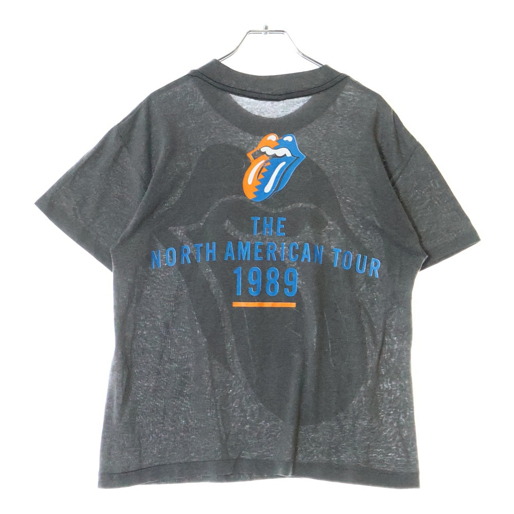 VINTAGE(ヴィンテージ) 80S VINTAGE THE ROLLING STONES THE NORTH AMERICAN TOUR 1989 ヴィンテージ ザ ローリング ストーンズ 北アメリカツアー クルーネック半袖Tシャツ