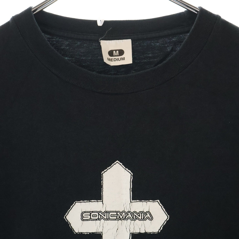 VINTAGE(ヴィンテージ) 00S SONICMANIA 2004 ヴィンテージ ソニックマニア 両面プリント クルーネック半袖Tシャツ カットソー ブラック