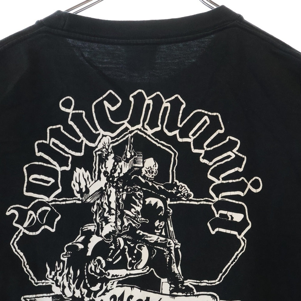 VINTAGE(ヴィンテージ) 00S SONICMANIA 2004 ヴィンテージ ソニックマニア 両面プリント クルーネック半袖Tシャツ カットソー ブラック