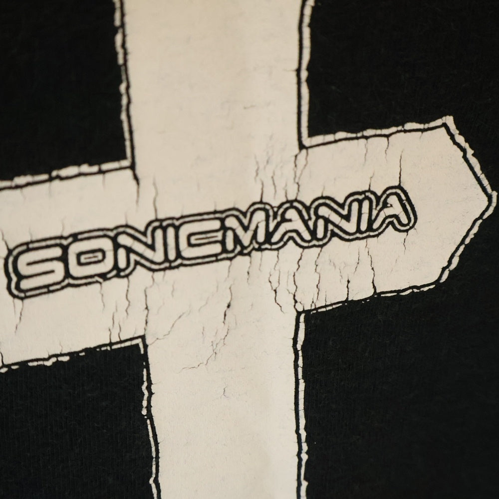 VINTAGE(ヴィンテージ) 00S SONICMANIA 2004 ヴィンテージ ソニックマニア 両面プリント クルーネック半袖Tシャツ カットソー ブラック