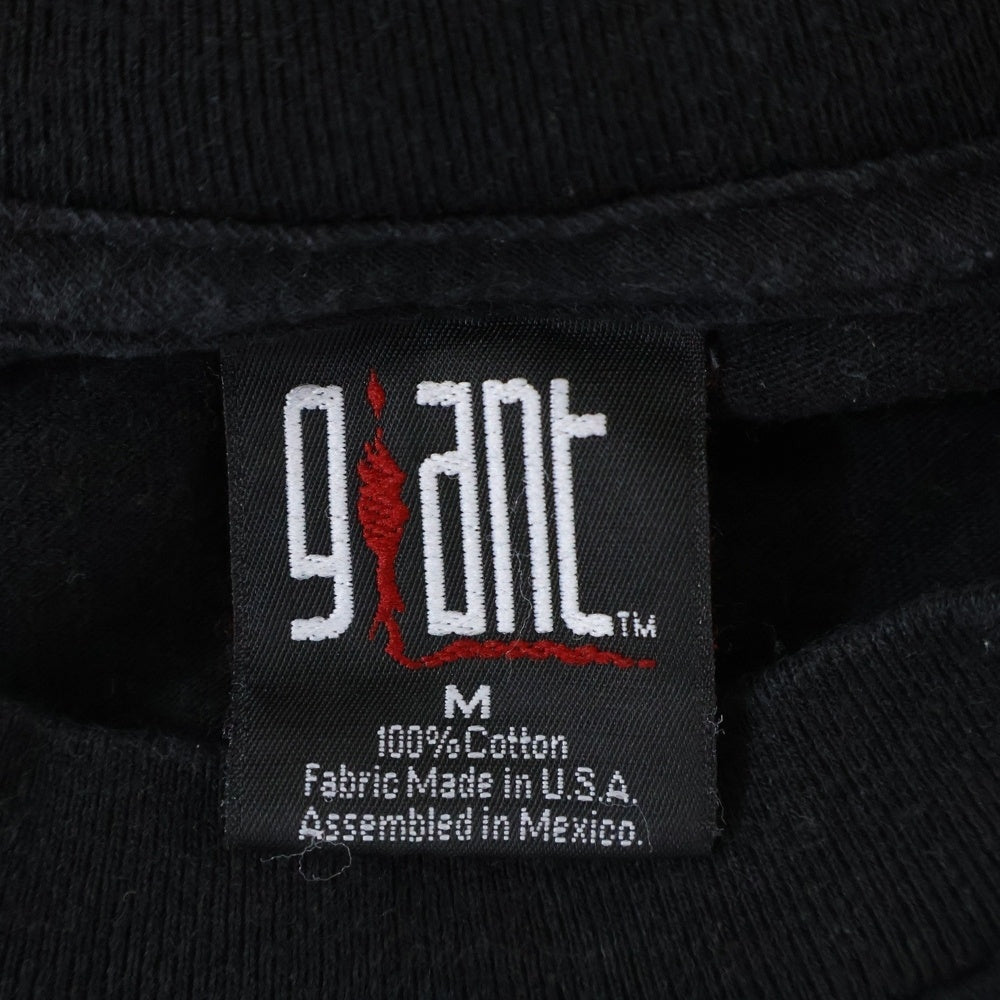 VINTAGE(ヴィンテージ) 00S VINTAGE GODSMACK SMACKFEST 2000 ヴィンテージ ゴッドスマック スマックフェスト 両面プリント クルーネック半袖Tシャツ カットソー ブラック