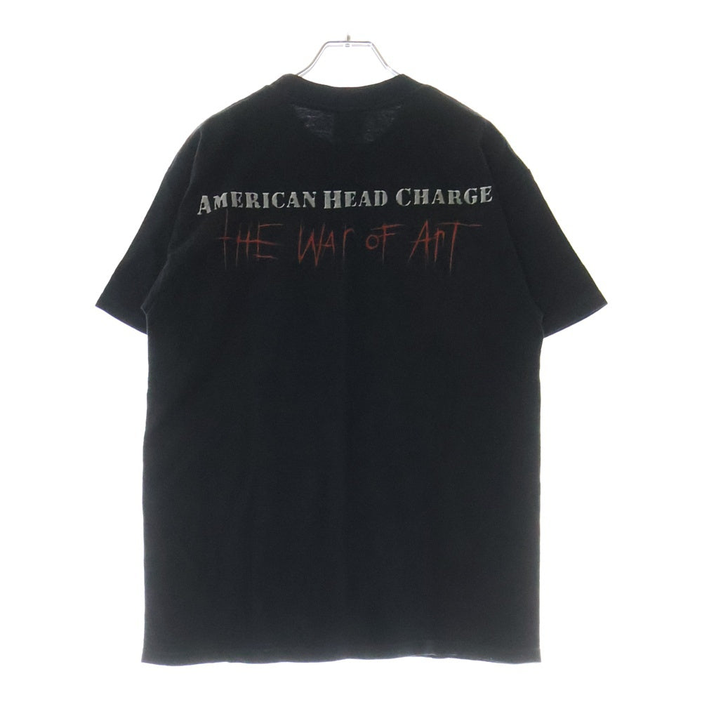 VINTAGE(ヴィンテージ) 00S VINTAGE AMERICAN HEAD CHARGE THE WAR OF ART 2002 ヴィンテージ アメリカン ヘッド チャージ ザ ウォー オブ アート クルーネック半袖Tシャツ