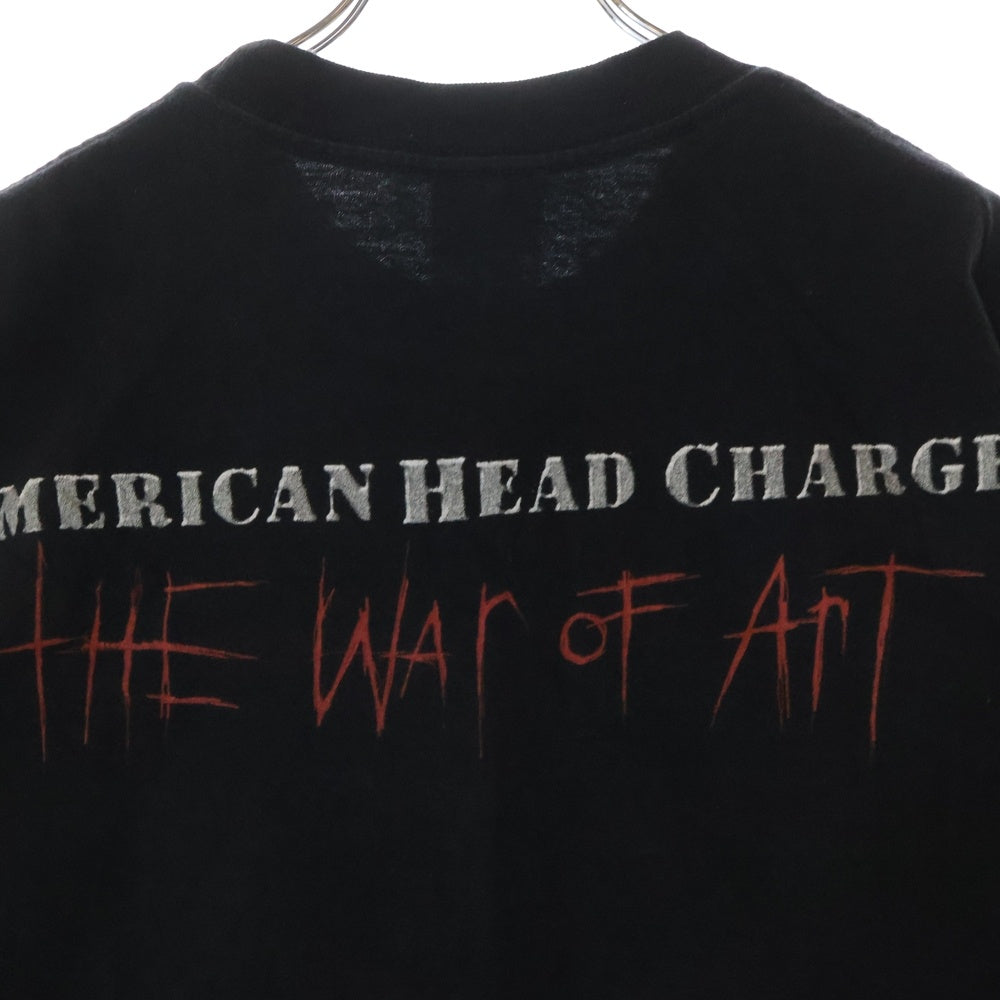 VINTAGE(ヴィンテージ) 00S VINTAGE AMERICAN HEAD CHARGE THE WAR OF ART 2002 ヴィンテージ アメリカン ヘッド チャージ ザ ウォー オブ アート クルーネック半袖Tシャツ