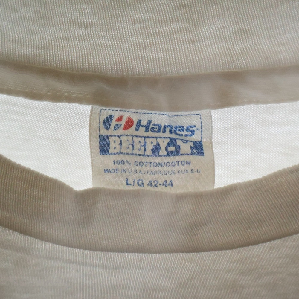 VINTAGE(ヴィンテージ) 90S VINTAGE KILLING JOKE EXTREMITIES HANES キリングジョーク エクストリミティーズ ヘインズボディ 両面プリント クルーネック半袖Tシャツ ホワイト