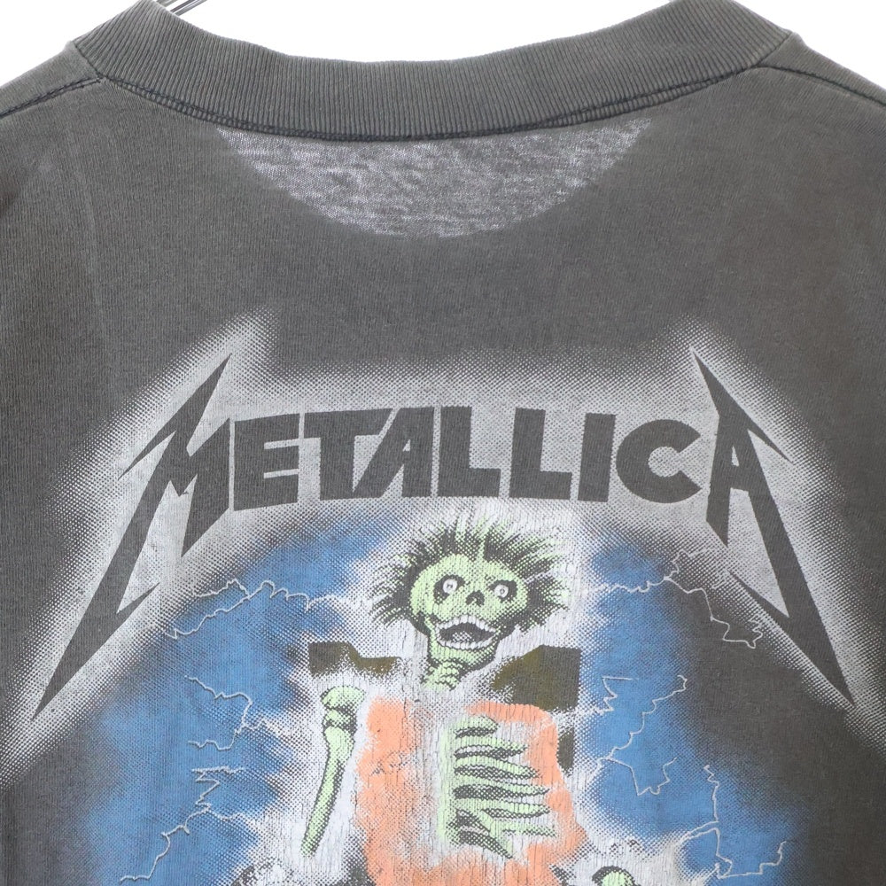 VINTAGE(ヴィンテージ) 90S VINTAGE METALLICA KILL'EM ALL ヴィンテージ メタリカ キル エム オール 両面プリント クルーネック半袖Tシャツ カットソー チャコールグレー
