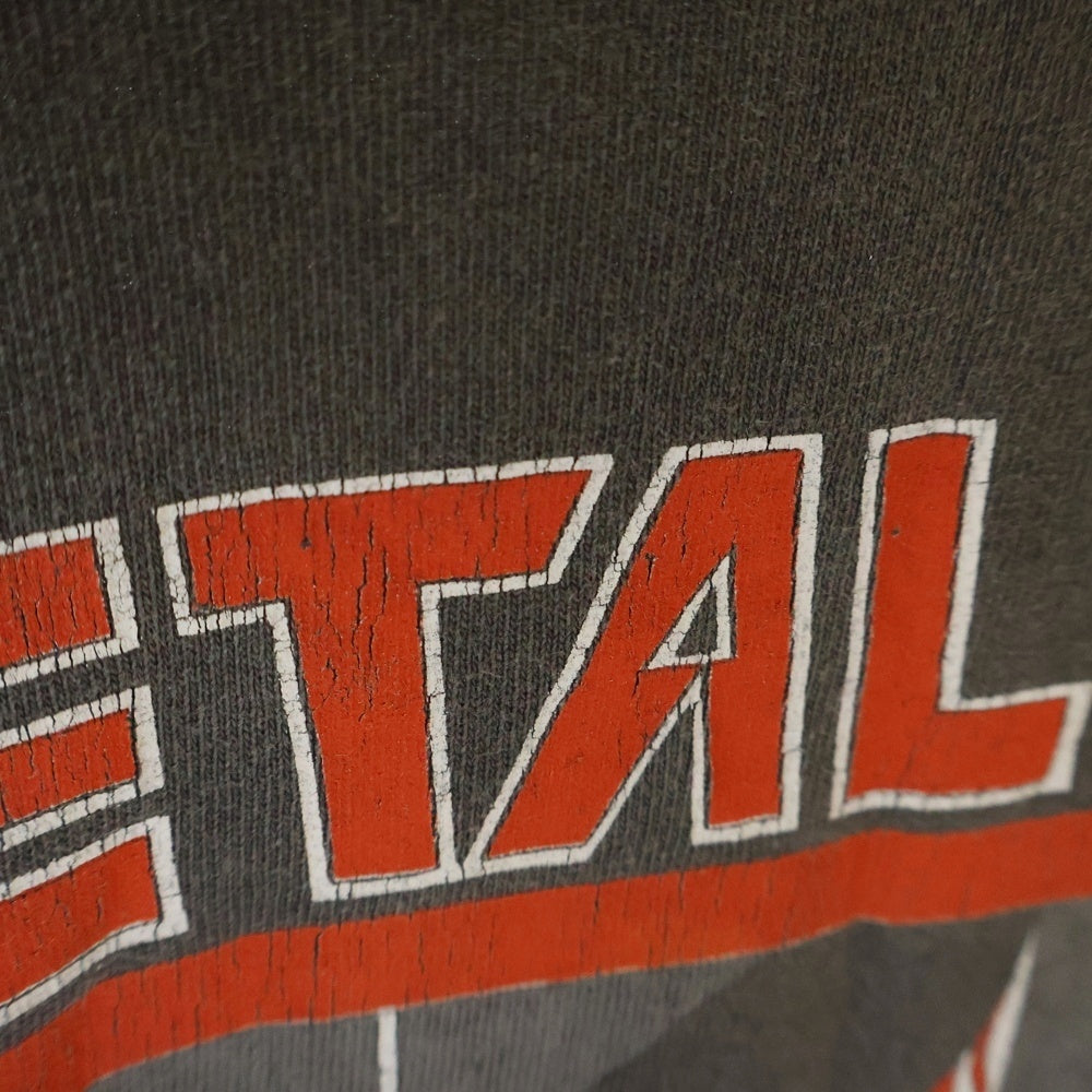 VINTAGE(ヴィンテージ) 90S VINTAGE METALLICA KILL'EM ALL ヴィンテージ メタリカ キル エム オール 両面プリント クルーネック半袖Tシャツ カットソー チャコールグレー