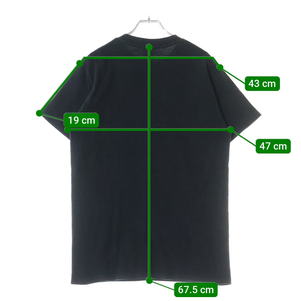 VINTAGE(ヴィンテージ) 90S VINTAGE LAIBACH ライバッハ フロントプリント クルーネック半袖Tシャツ カットソー ブラック